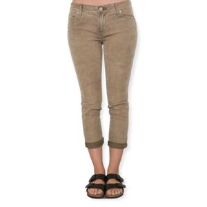 Free People Taupe 5 Pocket Corduroy Skinny Pants